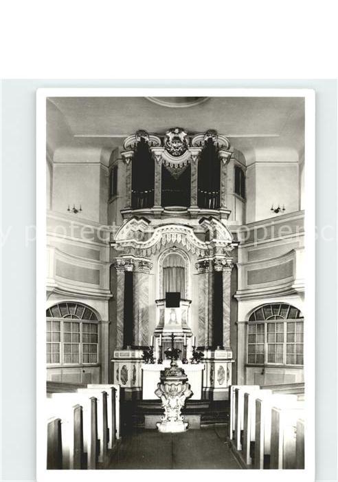 Kirchenorgel Kirche zur Heiligen Dreifaltigkeit Schmiedeberg Erzgebirge