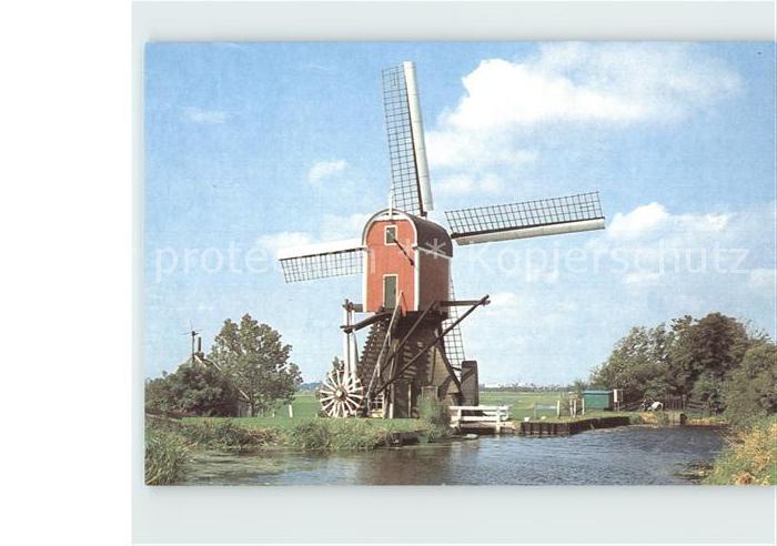 Windmuehle Wipmolen De Vrouw Venner Poldermolen Oude Ade