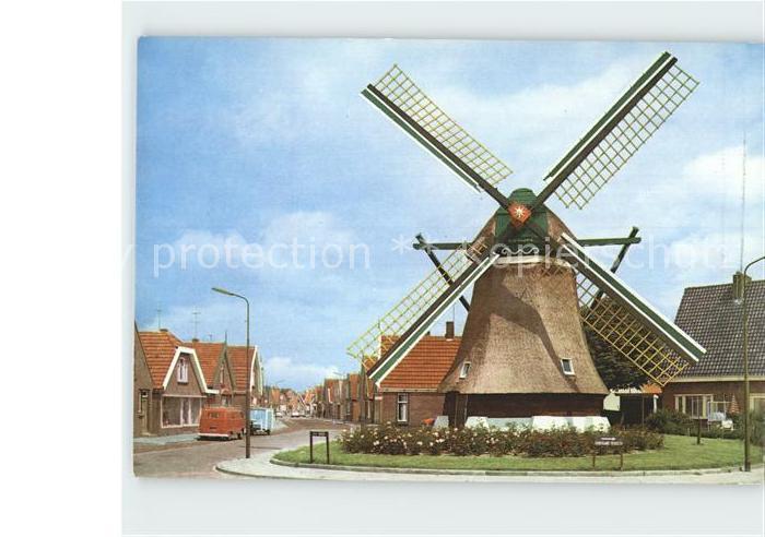 Windmuehle Den Oever Wieringen Molen De Hoop
