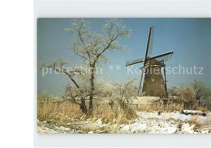 Windmuehle Kinderdijk Waterschap De Nederwaard