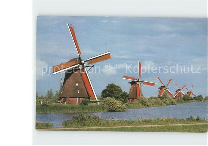 Windmuehle Kinderdijk Waterschap De Overwaard