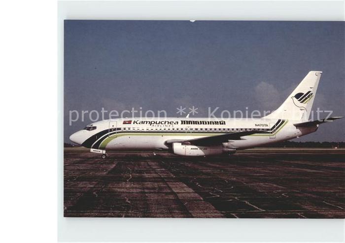 Flugzeuge Zivil Kampuchea Airlines Boeing 737-247 N470T