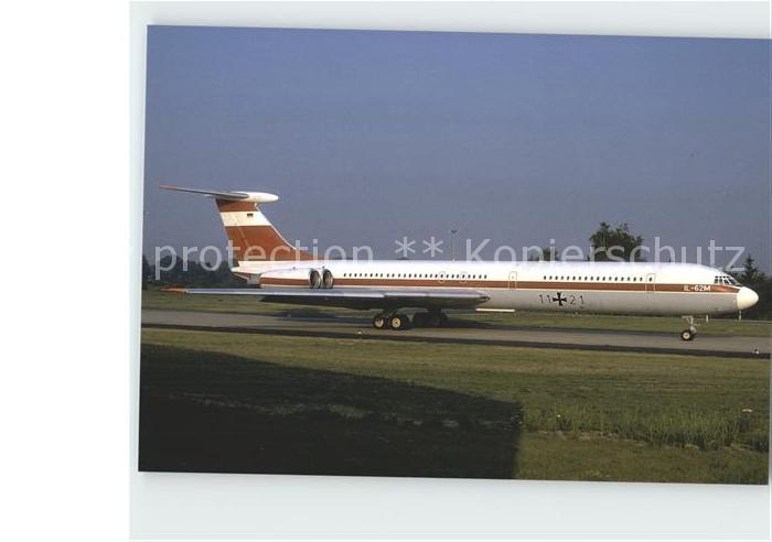 Flugzeuge Militaria German Air Force Ilyushin IL-62 11+21