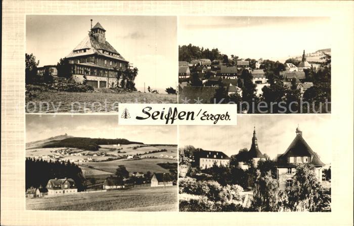 Seiffen Erzgebirge Teilansichten Spielzeugdorf Schwartenberghaus