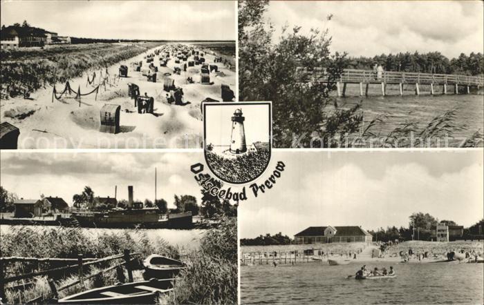 Prerow Ostseebad Strand Bruecke Leuchtturm