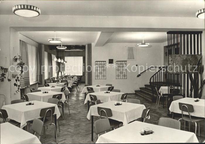 Kahla Thueringen FDGB Erholungsheim Jacques Decour Speisesaal Gaststaette