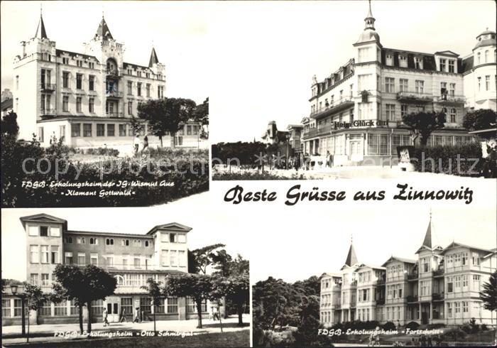 Zinnowitz Ostseebad FDGB Erholungsheime