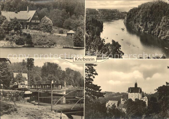 Kriebstein Zschopautal Anleger Ausflugsboot Burg