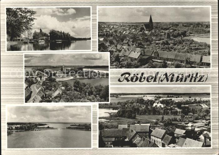 Roebel Mueritz Teilansichten Kirche Mecklenburgische Seenplatte