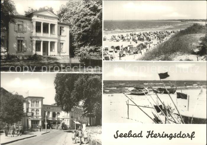 Heringsdorf Ostseebad Usedom FDGB Walter Schroeder HO Drogerie Strand