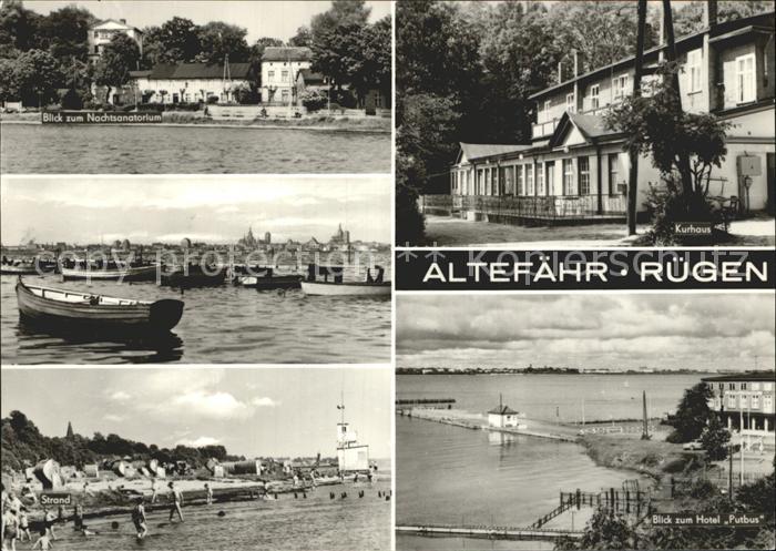Altefaehr Ruegen Nachtsanatorium Kurhaus Hotel Putbus Hafen Strand