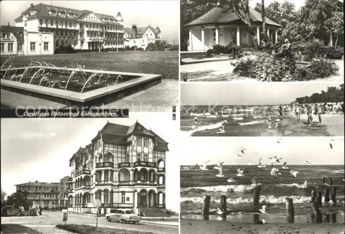 Kuehlungsborn Ostseebad FDGB Erholungsheime Strand Moewen Konzertgarten
