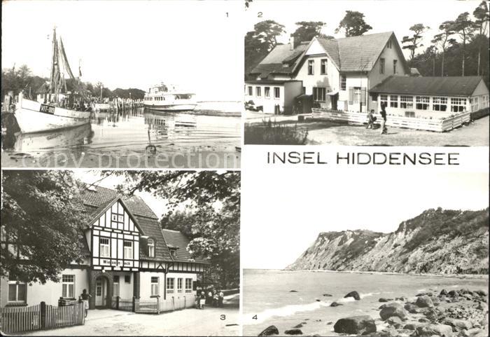 Kloster Hiddensee Hafen Gaststaette Klausner Haus Wieseneck Steilkueste