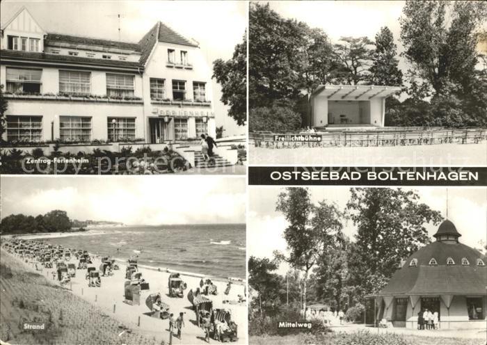 Boltenhagen Ostseebad Zentrag Ferienheim Freilichtbuehne Mittelweg Strand