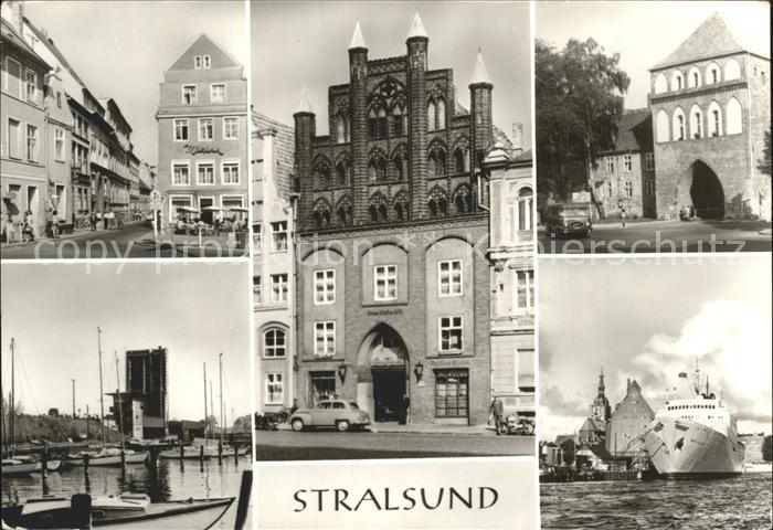 Stralsund Mecklenburg Vorpommern Leninplatz Knieper Tor Alter Markt Bertram Wulf