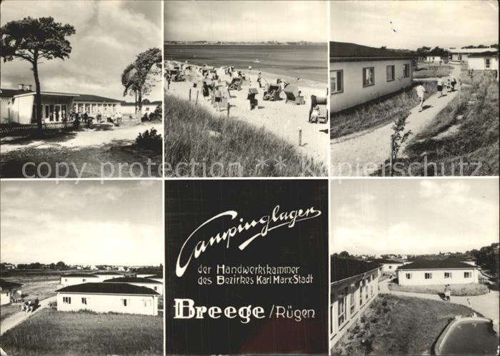 Breege Ruegen Campinglager der Handwerkskammer Bezirk Karl Marx Stadt