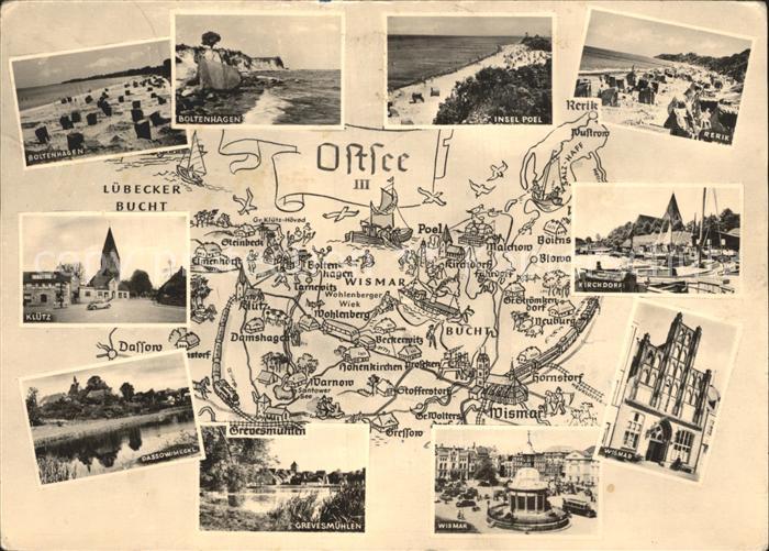 Wismar Mecklenburg und Umgebung Ostsee Bucht Boltenhagen Insel Poel Rerik Kirchd