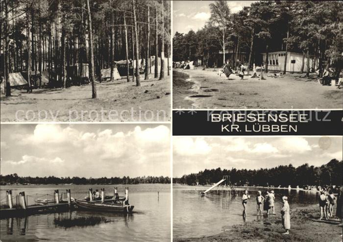 Briesensee Campingplatz Bungalow Strand