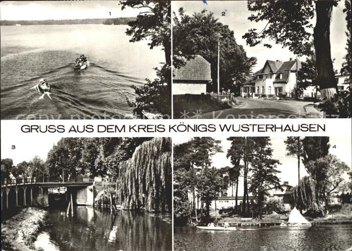 Koenigs-Wusterhausen Strassenpartie Kleinkoeris See Prieros