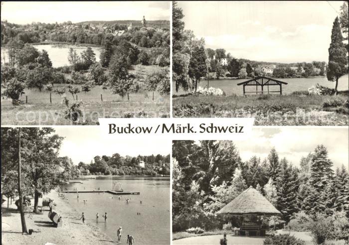 Buckow Maerkische Schweiz Strand Schermuetzelsee Pavillon