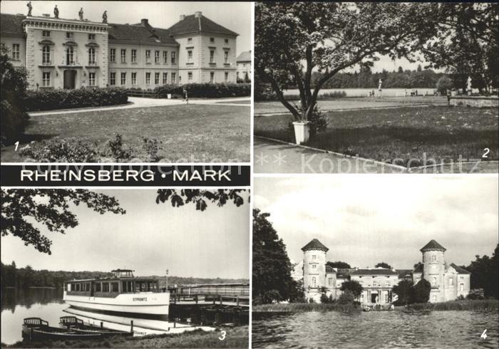 Rheinsberg Schloss Diabetiker Sanatorium Lehmann See Dampferanlegestelle