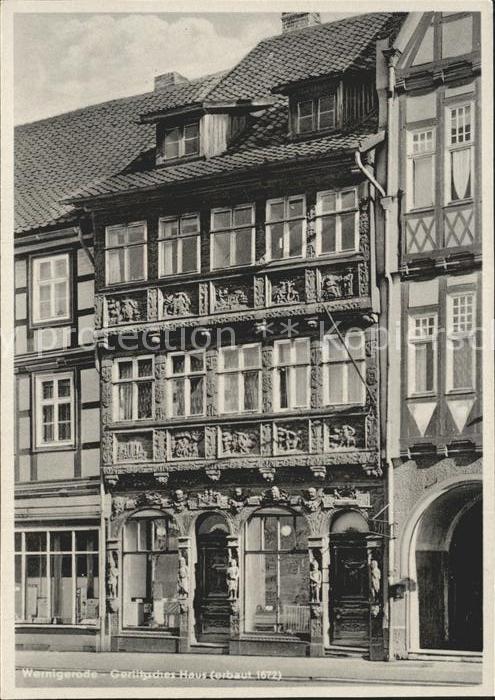 Wernigerode Harz Gerlitzsches Haus 17. Jhdt.