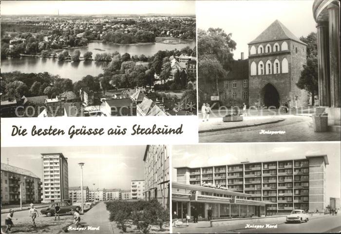 Stralsund Mecklenburg Vorpommern Panorama Kniepertor Knieper Nord Siedlung Hochh
