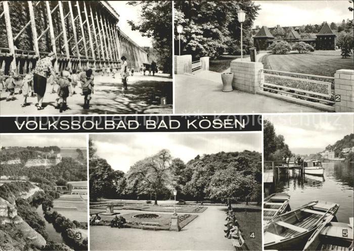 Bad Koesen Gradierwerk Kurpark Badeanstalt Rudelsburg Dampferanlegestelle