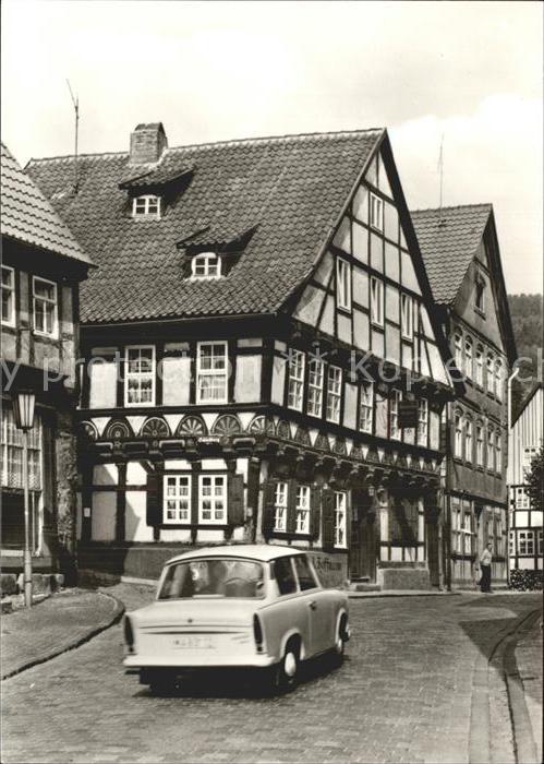 Stolberg Harz Gastwirtschaft Hoffmann Fachwerkhaus Luftkurort Trabbi