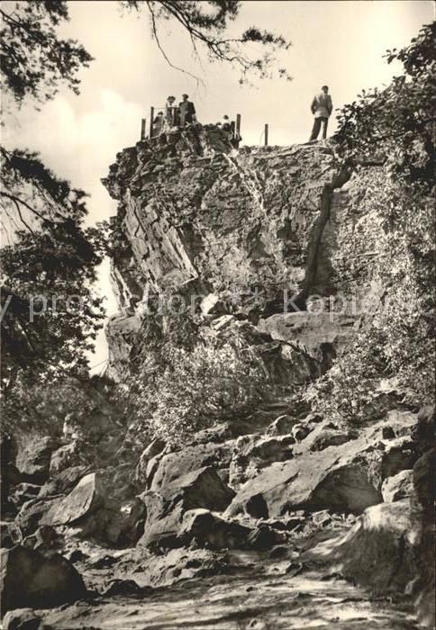 Blankenburg Harz Grossvaterfelsen