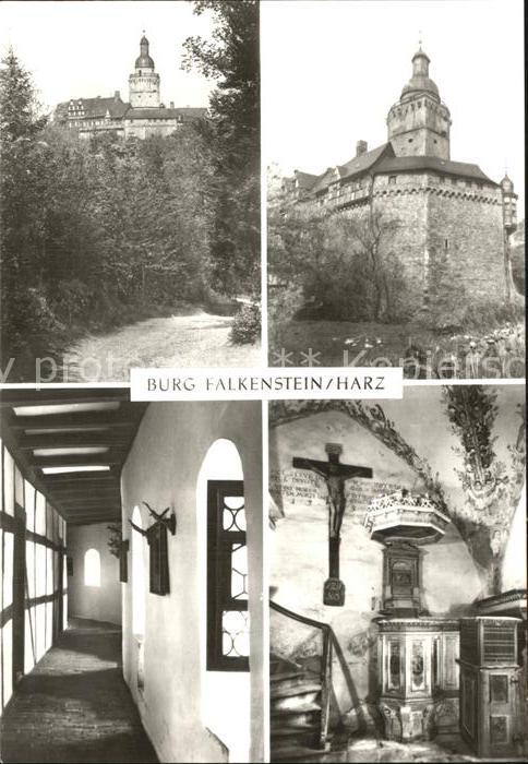 Falkenstein Harz Burg Staatliches Museum 12. Jhdt.