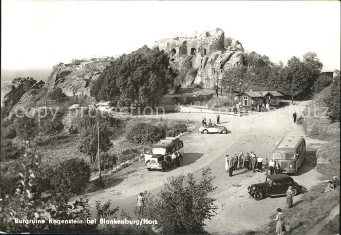 Regenstein Sachsen Burgruine Kiosk Bus