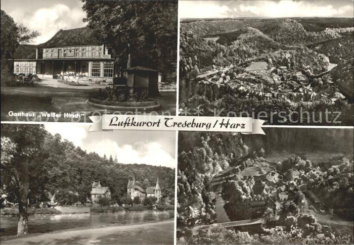 Treseburg Harz Gasthaus Weisser Hirsch Panorama Luftkurort Bode