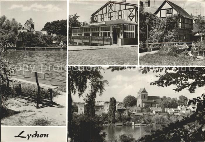 Lychen Stadtsee Cafe Alte Muehle Kirche