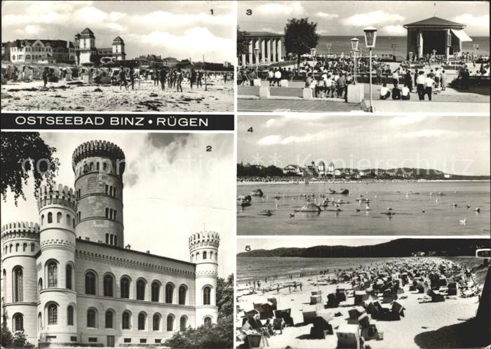 Binz Ruegen Kurhaus Strand Jagdschloss Granitz Kurkonzert