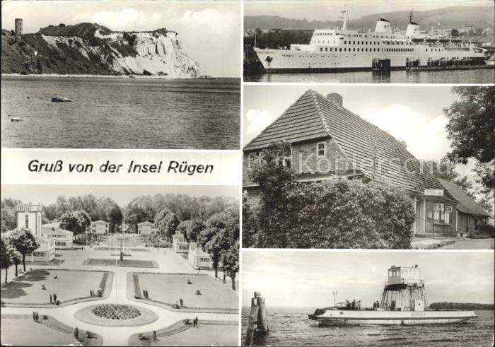 Insel Ruegen Kap Arkona Faehrschiff Sassnitz Hafen Vitt Gasthaus Wittower Faehre