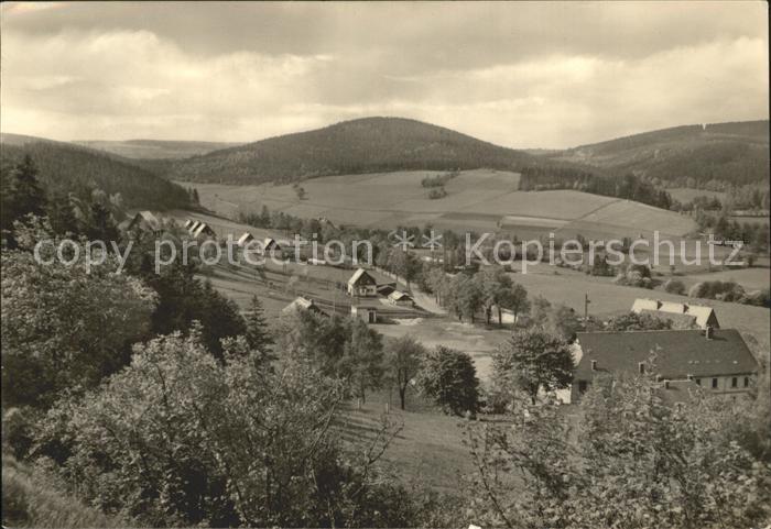 Geising Erzgebirge Panorama mit Kohlhaukuppe