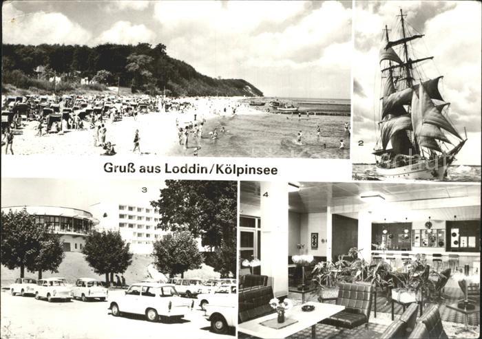 Koelpinsee Loddin Strand Segelschulschiff Wilhelm Pieck FDGB Erholungsheim Bar