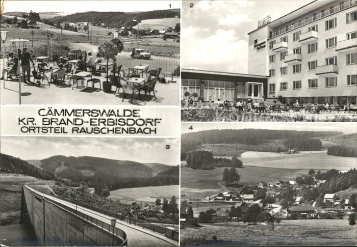 Rauschenbach Neuhausen FDGB Erholungsheim Paul Gruner Terrasse Sperrmauer Talspe