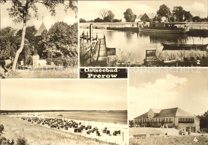 Prerow Ostseebad Kirche Hafen Strand HOG Duenenhaus