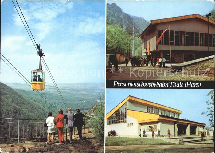 Thale Harz Personenschwebebahn Bergstation Talstation