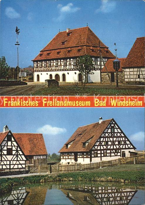 Bad Windsheim Fraenkisches Freilandmuseum Wirtshaus Fachwerkhaus