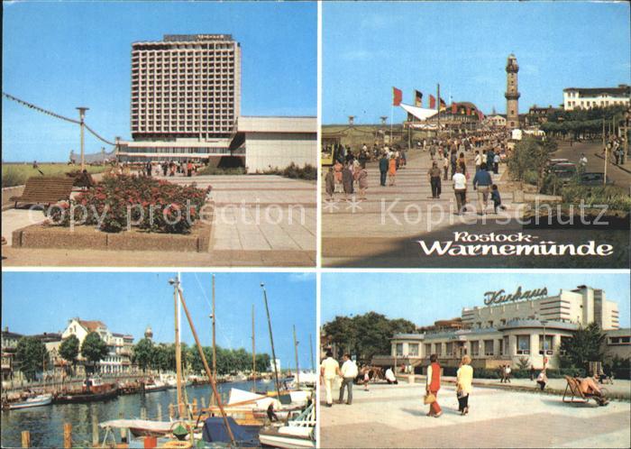 Warnemuende Ostseebad Hotel Neptun Strandpromenade Gaststaette Teepott Leuchttur