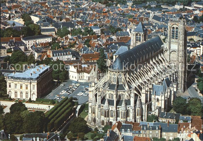 Bourges Cathedrale Saint Etienne Hotel de Ville vue aerienne