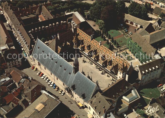 Beaune Cote d Or Burgund Hotel Dieu 15 siecle Nicolas Rolin vue