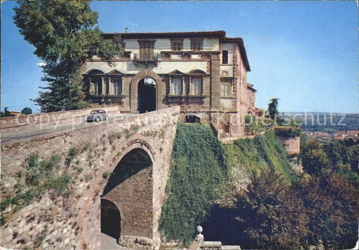 Colle di Val d Elsa Palazzo del Campana Opera di Baccio d Agnoli Palast Bruecke