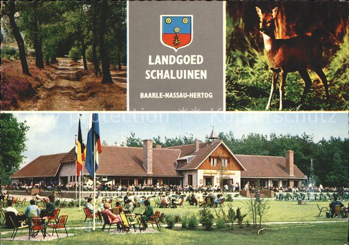 Baarle Nassau Landgoed Schaluinen Hotel Restaurant Waldpartie Rehkitz