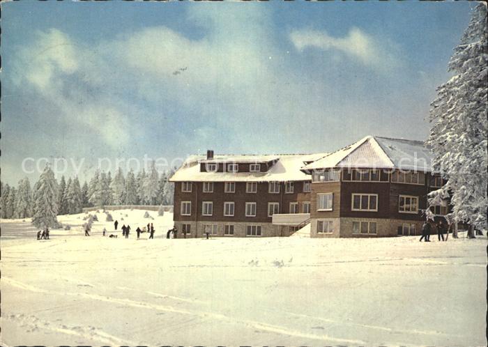 Torfhaus Harz Jugendherberge Winterpanorama