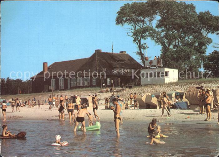 Zingst Ostseebad Strand HO Gaststaette Kurhaus