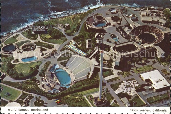 Palos Verdes Peninsula World famous Marineland aerial view